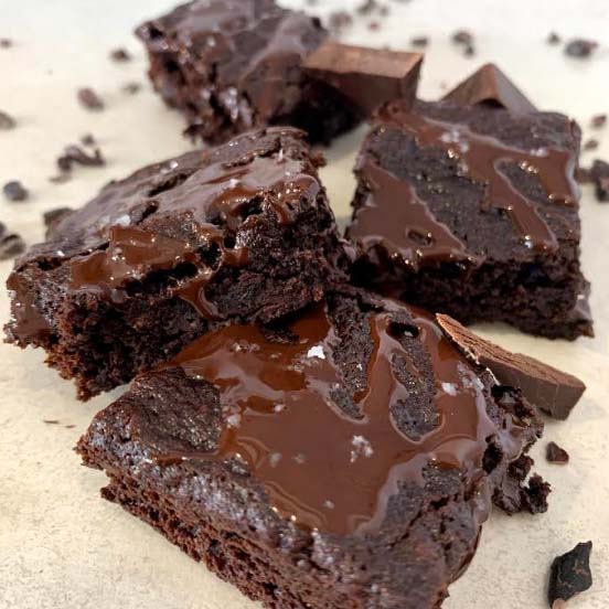 ZUCCHINI FUDGY BROWNIES